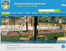 Tablet Screenshot of outdoorfitness.pl
